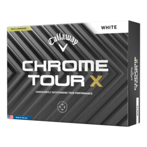 Callaway Chrome Tour X Golf Balls White