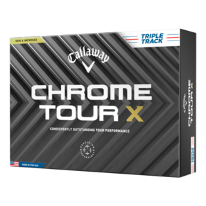 Callaway Chrome Tour X Triple Track Golf Balls White