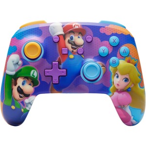 PowerA - Enhanced Wireless Controller for Nintendo Switch - Color Splash Heroes