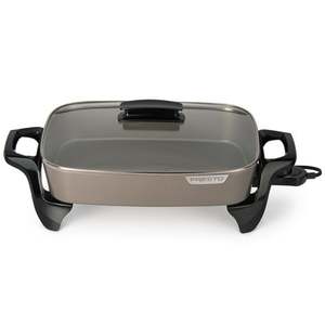 16" Electric Skillet w/ Ceramic Nonstick Surface