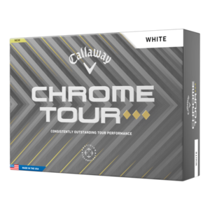 Callaway Chrome Tour Triple Diamond Golf Balls White