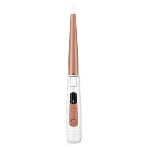 Luxe Cordless Rechargeable 5" Tapered Curling Wand White