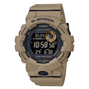 Mens G-Shock Power Trainer Bluetooth Digital Watch Tan