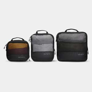 Compression Packing Cubes - 3 Pack Black