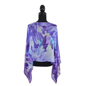 Kippling Floral Watercolor Poncho